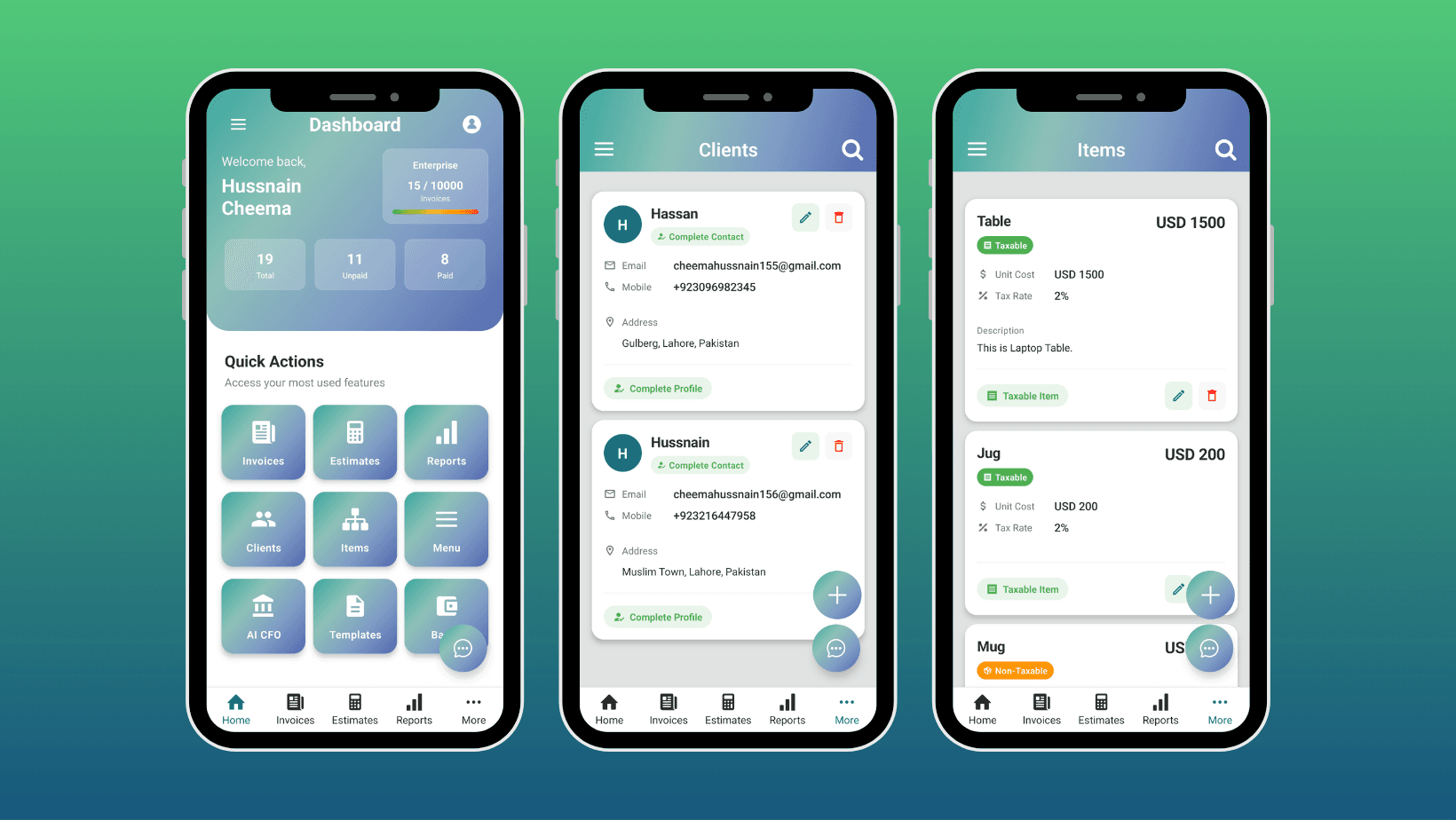 Invoice Me screenshot 2